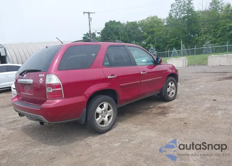 2004 Acura Mdx from USA, damaged, VIN 2HNYD18284H528917
